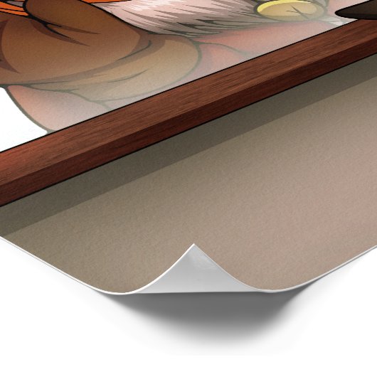 Außerhalb des Fensters Poster (Ecke)