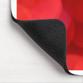 Außerhalb des Fokus rote Leuchtkreise Mousepad (Ecke)