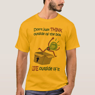 Außerhalb des Kasten-T - Shirt - Licht