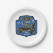 Außerhalb des NC-Abzeichens Pappteller (Vorderseite)