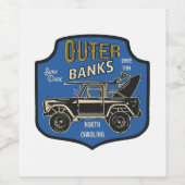 Außerhalb des NC-Abzeichens Weinetikett (Einzelnes Label)