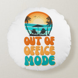 außerhalb des Office-Modus Rundes Kissen