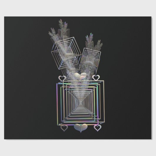 Außerhalb des Platzes Geschenkpapier (Flach)