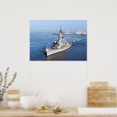 Außerhalb des Ruhestands: Kriegsschiff Wisconsin Poster (Küche)