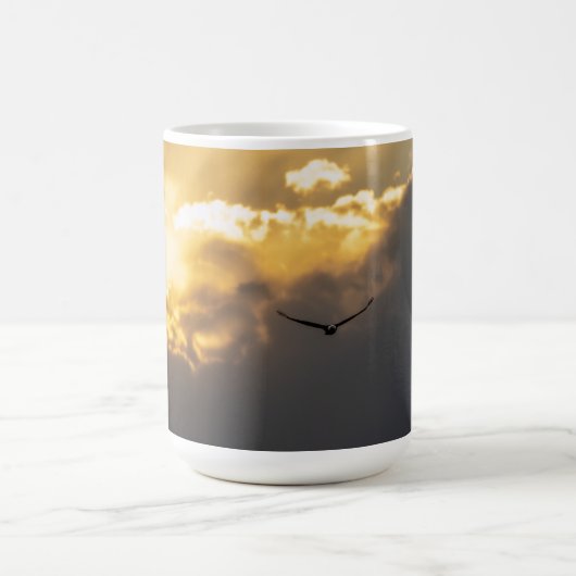 Außerhalb des Sonnenblumenadlers Kaffeetasse (Mittel)
