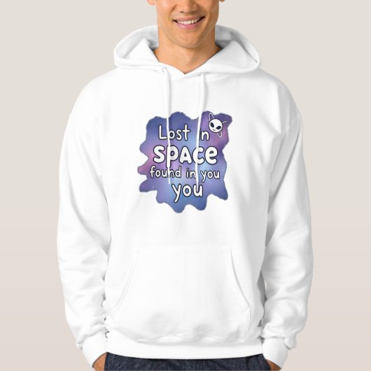 Außerhalb des Weltraums Hoodie (Vorderseite)