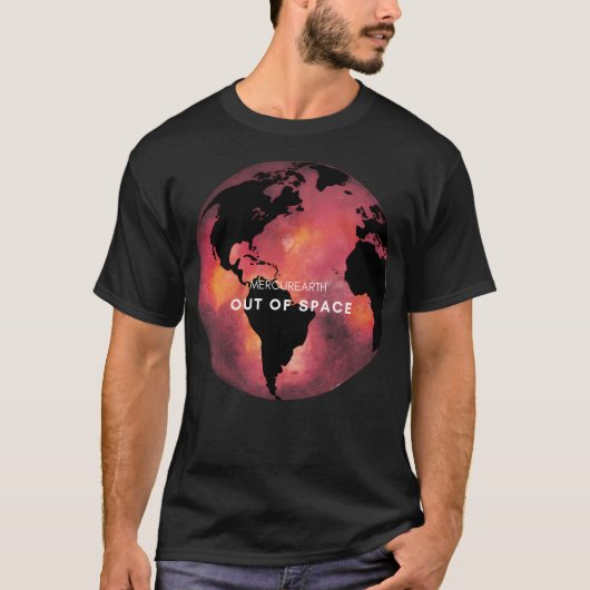 Außerhalb des Weltraums ... Merkur und Erdhyb T-Shirt (Vorderseite)