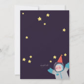 Außerhalb des Weltraums Party Einladung (Rückseite)