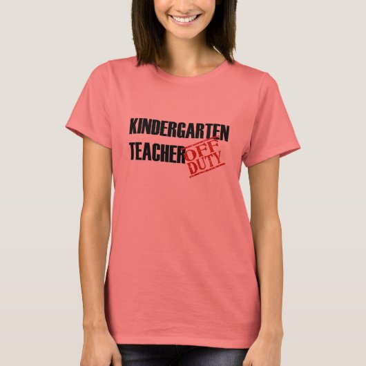 AUSSERHALB DES ZOLLLEHRES KINDERGARTEN T-Shirt (Vorderseite)