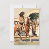 "Außerhalb einer mexikanischen Kirche" von Edward Dankeskarte (Vorderseite)