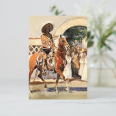 "Außerhalb einer mexikanischen Kirche" von Edward Dankeskarte (Stehend Vorderseite)