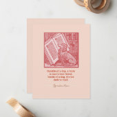 Außerhalb eines Hundes Mitteilungskarte (Vorderseite/Rückseite Beispiel)