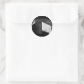 außerhalb ihrer Box Runder Aufkleber (Tasche)