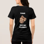 AUßERHALB MEINER WELT  Tri-Blend SHIRT (Rückseite)