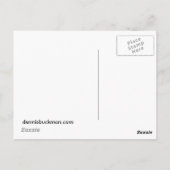 Außerhalb Philadelphia Postkarte (Rückseite)