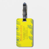 Außerhalb Reisende mit Monogramm anpassen Gepäckanhänger (Rückseite vertikal)