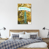 Außerhalb von Biergarten, Deutschland Leinwanddruck (Insitu (Schlafzimmer))