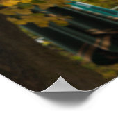 Außerhalb von Biergarten, Deutschland Poster (Ecke)