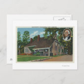 Außerhalb von George Washingtons Sitz Postkarte (Vorne/Hinten)