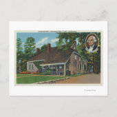 Außerhalb von George Washingtons Sitz Postkarte (Vorderseite)