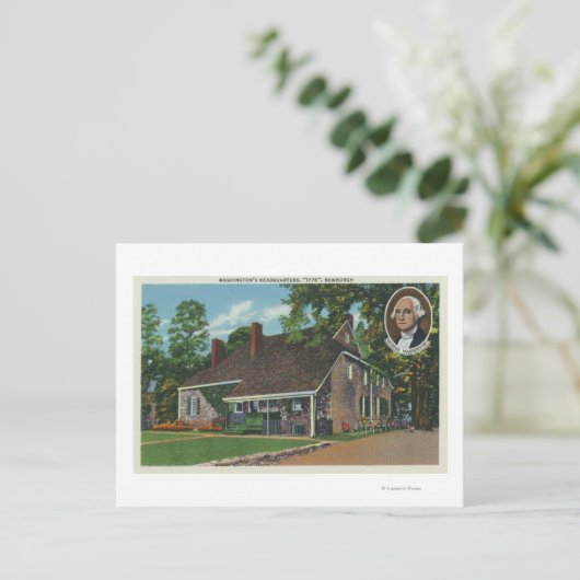 Außerhalb von George Washingtons Sitz Postkarte (Stehend Vorderseite)