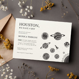 Außerhalb von Houston haben wir eine Baby-Dusche Einladung