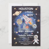 Außerhalb von Houston haben wir eine Baby-Dusche Einladung (Vorderseite)