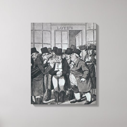 Außerhalb von Lloyds Leinwanddruck (Vorderseite)