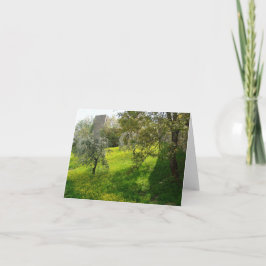 Außerhalb von San Gimignano Mauern Grußkarte Ankündigung