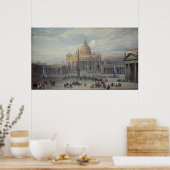 Außerhalb von St. Peter's Poster (Küche)