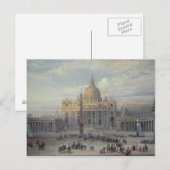 Außerhalb von St. Peter's Postkarte (Vorne/Hinten)