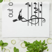 Außerhalb von Tune, Toucan verbinden Singvögel Geschirrtuch (Gefaltet)