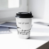 Außerhalb von Tune, Toucan verbinden Singvögel Pappbecher