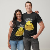 Außerirdische ägyptische Pyramiden T-Shirt (Unisex)