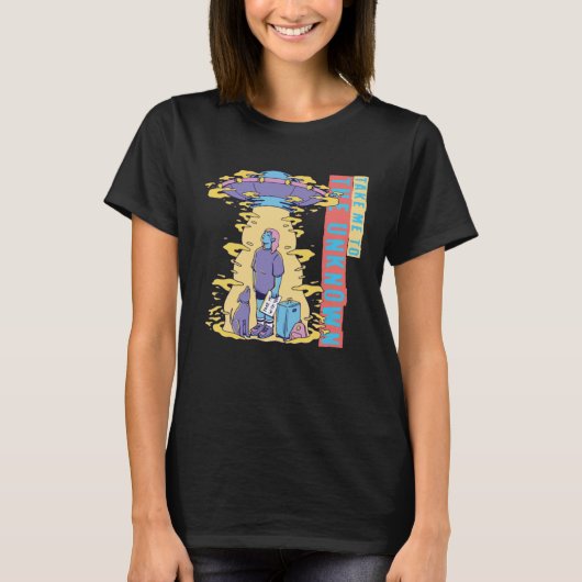 außerirdische Alien Science Fiction T-Shirt (Vorderseite)