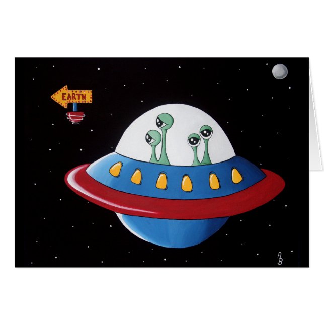 Außerirdische bedeckt mit Erde oder sprengt! (Vorderseite (Horizontal))