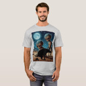 Außerirdische Begegnung mit einer überraschenden E T-Shirt (Vorne ganz)
