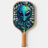 Außerirdische Begegnung zwischen einem Obj-Array Pickleball Schläger (Rückseite)