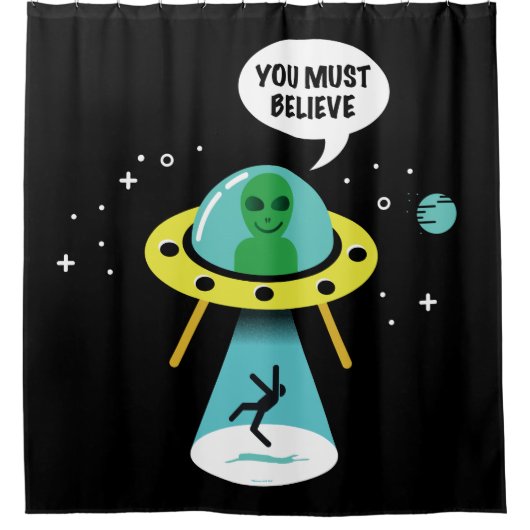 Außerirdische Duschvorhang (Vorderseite)