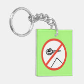 Außerirdische errichtete nicht Pyramiden Schlüsselanhänger (Vorderseite links)