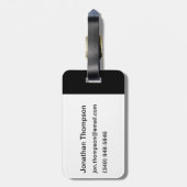 Außerirdische Gepäckanhänger (Rückseite vertikal)