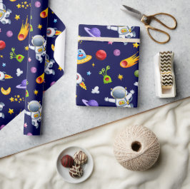 Außerirdische Geschenkpapier