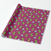 Außerirdische Geschenkpapier (Ungerollt)