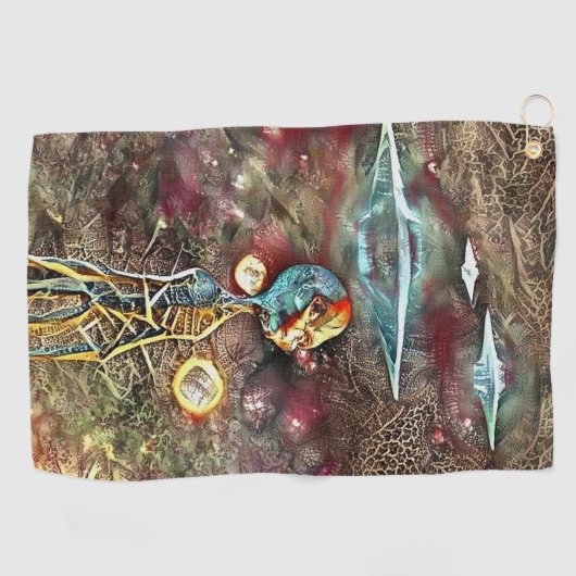 Außerirdische Golfhandtuch (Horizontal)