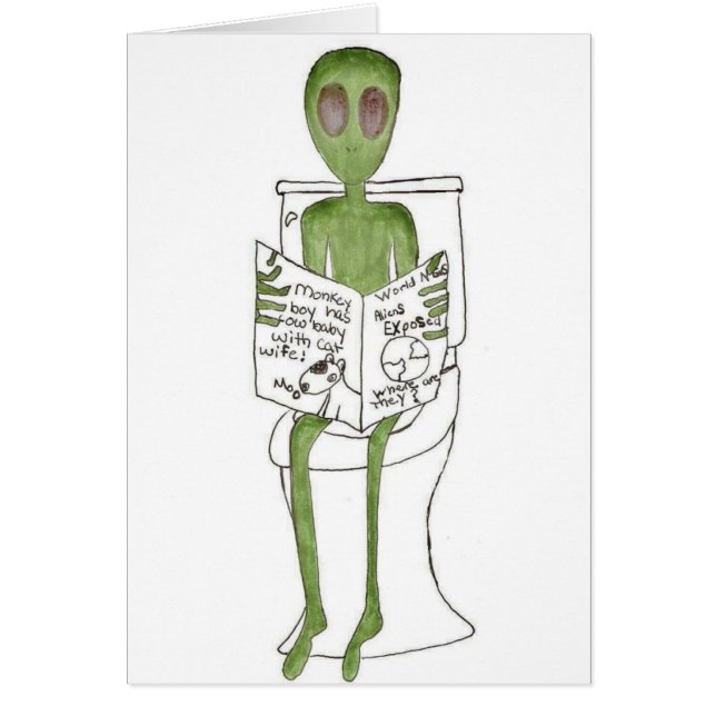 Außerirdische herausgestellt (Vorne)