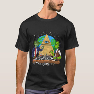 Ausserirdische Illuminati-Verschwörung T-Shirt
