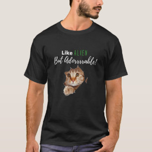 Außerirdische Katze Kätzchen Süße Kitty Katze Pers T-Shirt
