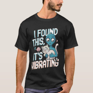Außerirdische Katze Pixel Retro SciFi Humor 1 T-Shirt