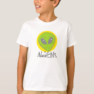Außerirdische-Kopf T-Shirt