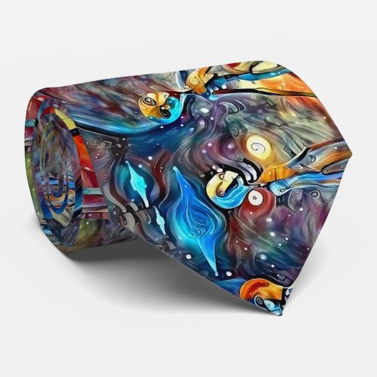 Außerirdische Krawatte (Gerollt)